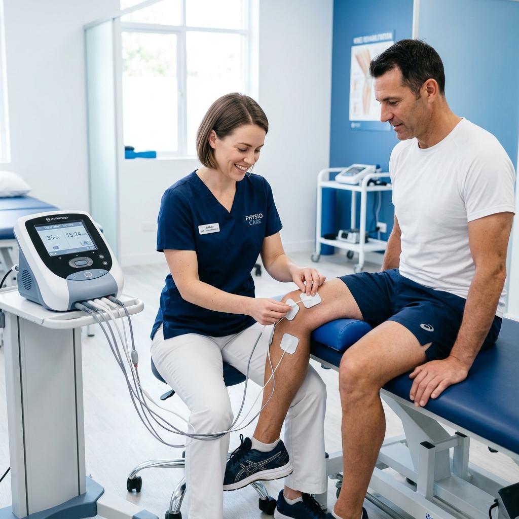 Electrotherapy treatment session